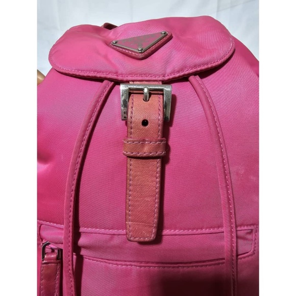 Authentic Prada Tessuto Nylon Backpack Rose Pink - Picture 15 of 16